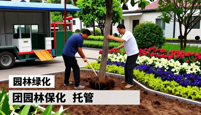 从施工现场看绿化施工应用效果